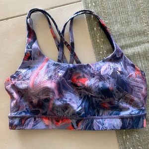 Lululemon Energy Bra *Medium Support, B–D Cups; sz 8
